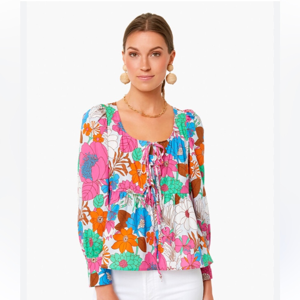 TUCKERNUCK • Wild Rhapsody Baskin Tie Top